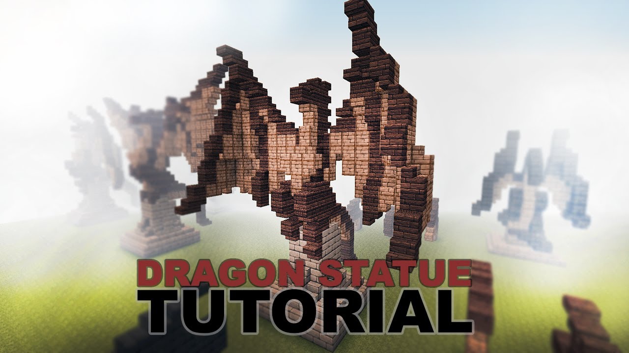 Minecraft Tutorial Dragon Statue YouTube