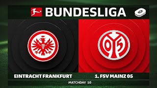 Eintracht Frankfurt vs. 1. FSV Mainz 05 | Matchday 10 — Bundesliga 2025/26