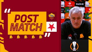 “Vittoria netta ma non facilissima” | JOSÉ MOURINHO AL TERMINE DI ROMA-SLAVIA PRAGA