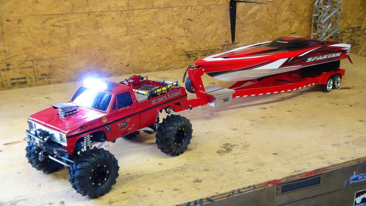 rc car boat trailer