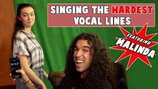 Singing The Hardest Vocal Lines (by Ten Second Songs ft Malinda)