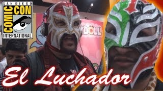 El Luchador meets his match! (SDCC 2013) CCM13