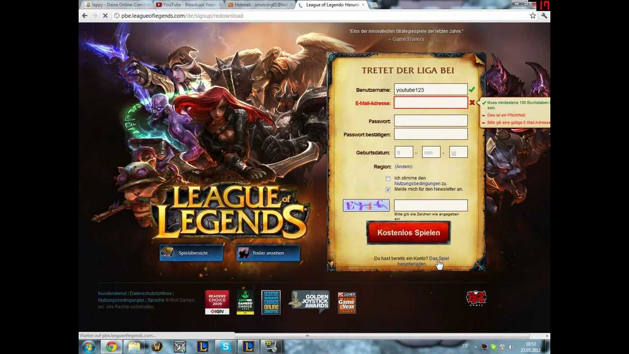 5trayd0gs] League of Legends PBE Server Tutorial [German/HD ...