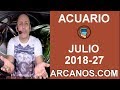 Video Horscopo Semanal ACUARIO  del 1 al 7 Julio 2018 (Semana 2018-27) (Lectura del Tarot)