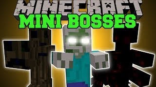 Minecraft: MINI BOSSES (NEW MOBS AND SPECIAL MOB EFFECTS!) Mod Showcase