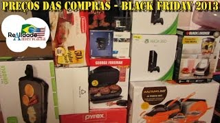 Preços das Compras - Black Friday 2013