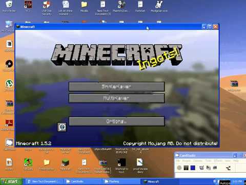 ... On A Crack Minecraft1.5.2 And Fix Black Screen On Modloader - YouTube