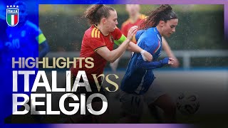 Highlights: Italia-Belgio 1-0 | Under 23 Femminile | Amichevole