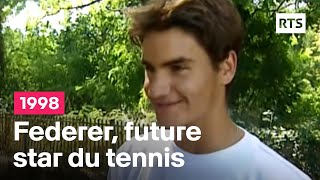 Federer, future star du tennis... (1998)