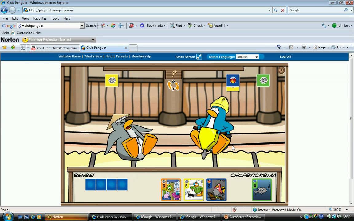 Club Penguin Cheats-How to beat Sensei - YouTube