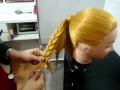 прическа на основе плетения прическа на основе плетения