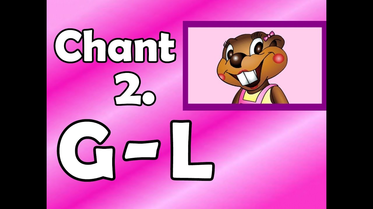 Alphabet Chant 2. G to L - Preschool Kindergarten Music - YouTube