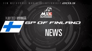 MXGP of Finland 2013 - NEWS - Motocross