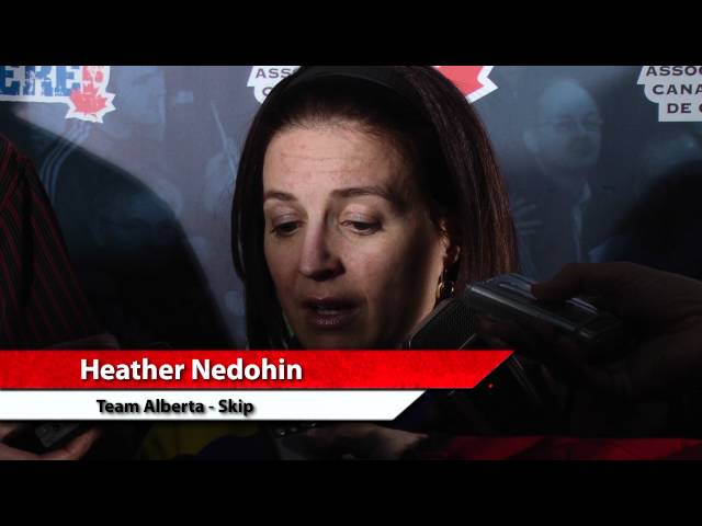 2012 Scotties Tournament of Hearts Semi Final Media Scrum