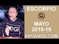 Video Horscopo Semanal ESCORPIO  del 5 al 11 Mayo 2019 (Semana 2019-19) (Lectura del Tarot)