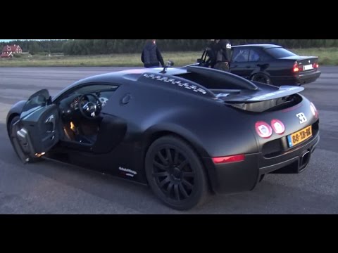 Bugatti Veyron mit 1001PS und trotzdem keine Chance gegen diesen BMW E34