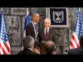 President Obama and President Peres of Israel Speak at State Dinner