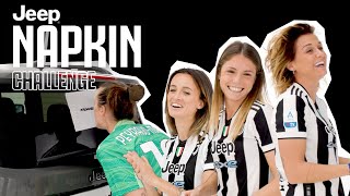 Who Wins the Napkin Challenge! | Juventus Women take on the Napkin Challenge! | Powered by Jeep