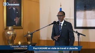 GABON / COOPÉRATION : Paul KAGAME en visite de travail à Libreville