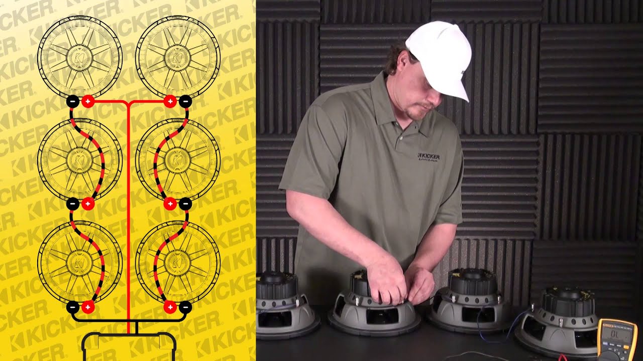 Subwoofer Wiring: Six 2 Ohm SVC Subs in Series / Parallel - YouTube
