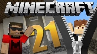 Elevador ziper - Minecraft Em busca da casa automática #21