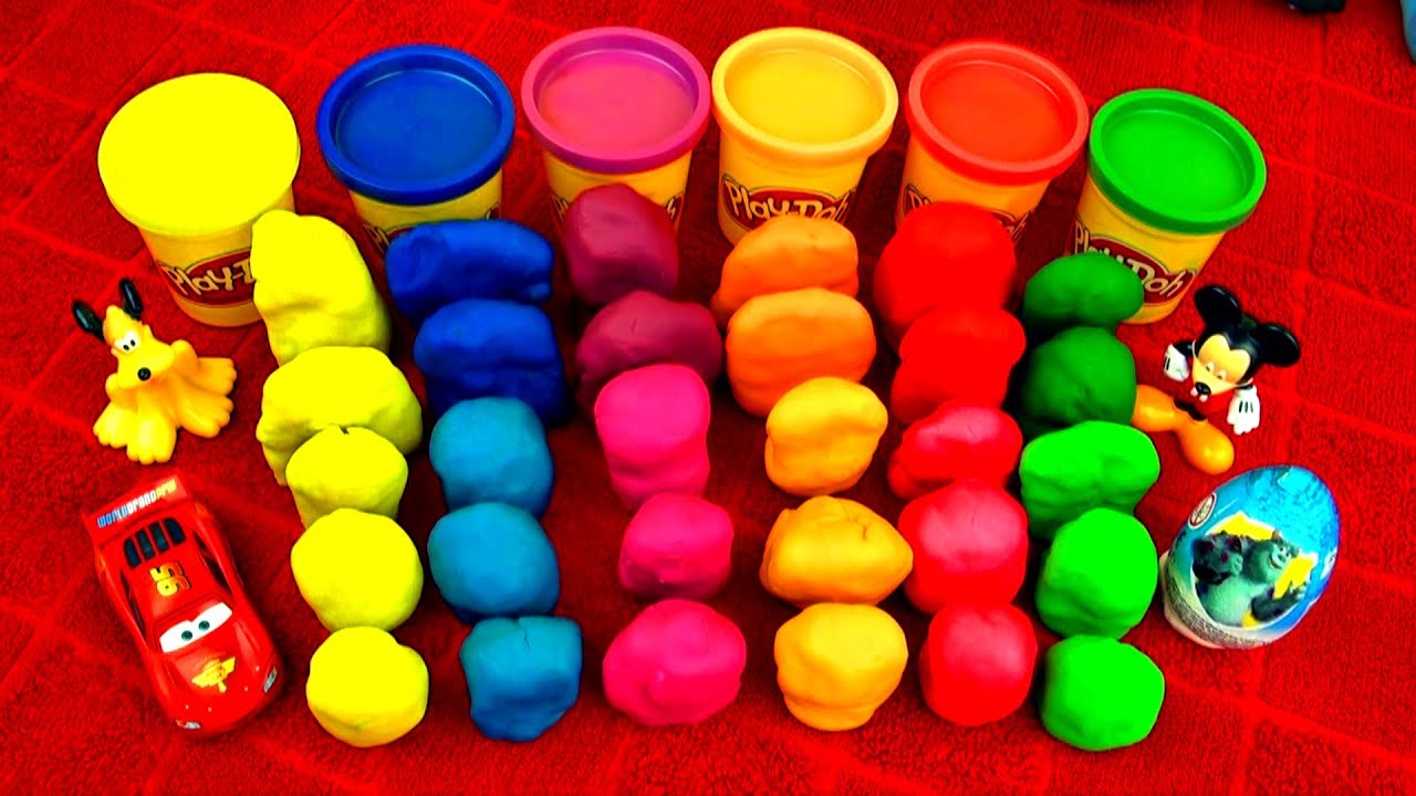 Play-Doh Surprises Eggs Playdough Toys Angry Birds Hello Kitty Batman