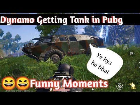 Dynamo Getting Tank in pubg mobile | Dynamo Funny Moment |Dynamo live