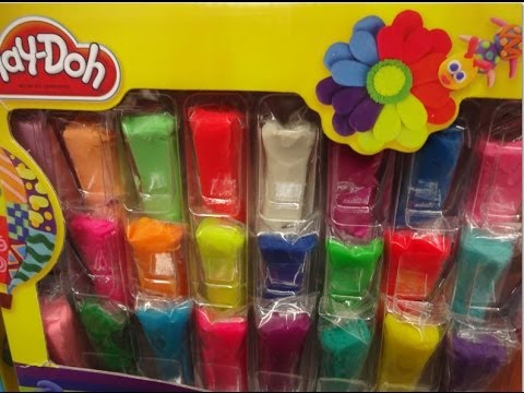 Play-Doh Ultimate Rainbow Pack Review - YouTube