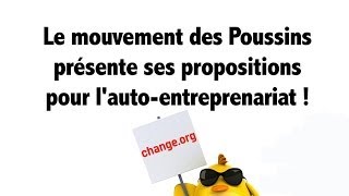 5 Propositions des Poussins pour l'Auto-Entrepreneuriat