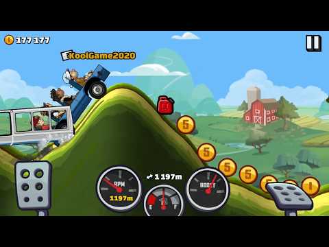 Driver-KoolGame ❤ Funny car flip stage ❤ Hill Climb Racing 2 ► New Area