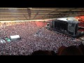 Green Day @ Emirates Stadium - Crowd singing along to Bohemian Rhapsody. 01.06.13