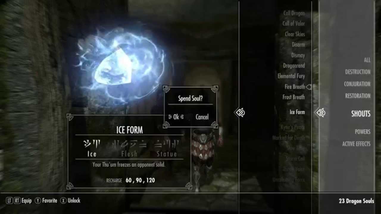 TESV: Skyrim - "CHEAT" *Unlock All Shouts* - YouTube