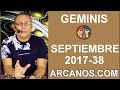 Video Horscopo Semanal GMINIS  del 17 al 23 Septiembre 2017 (Semana 2017-38) (Lectura del Tarot)