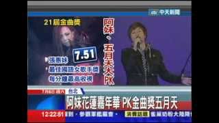 20130706中天新聞　阿妹花蓮嘉年華　PK金曲獎五月天