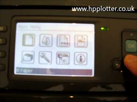 Designjet  T770/T1200 Series - Replacement of ink cartridges on your printer