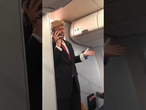 Air Farce One: Southwest Passengers Treated to Pre-Flight Trump and Bush Impressions