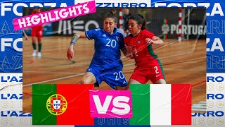 Highlights: Portogallo-Italia 1-1 | Futsal | Femminile | Amichevole