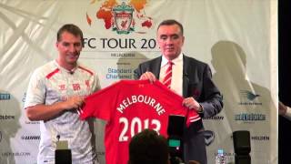 Brendan Rodgers and Ian Ayre - Melbourne press conference