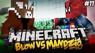 Blow VS Mandzio - ZAGRAJMY W MINECRAFT NA LAGACH! - S03E11 (SkyIslands)