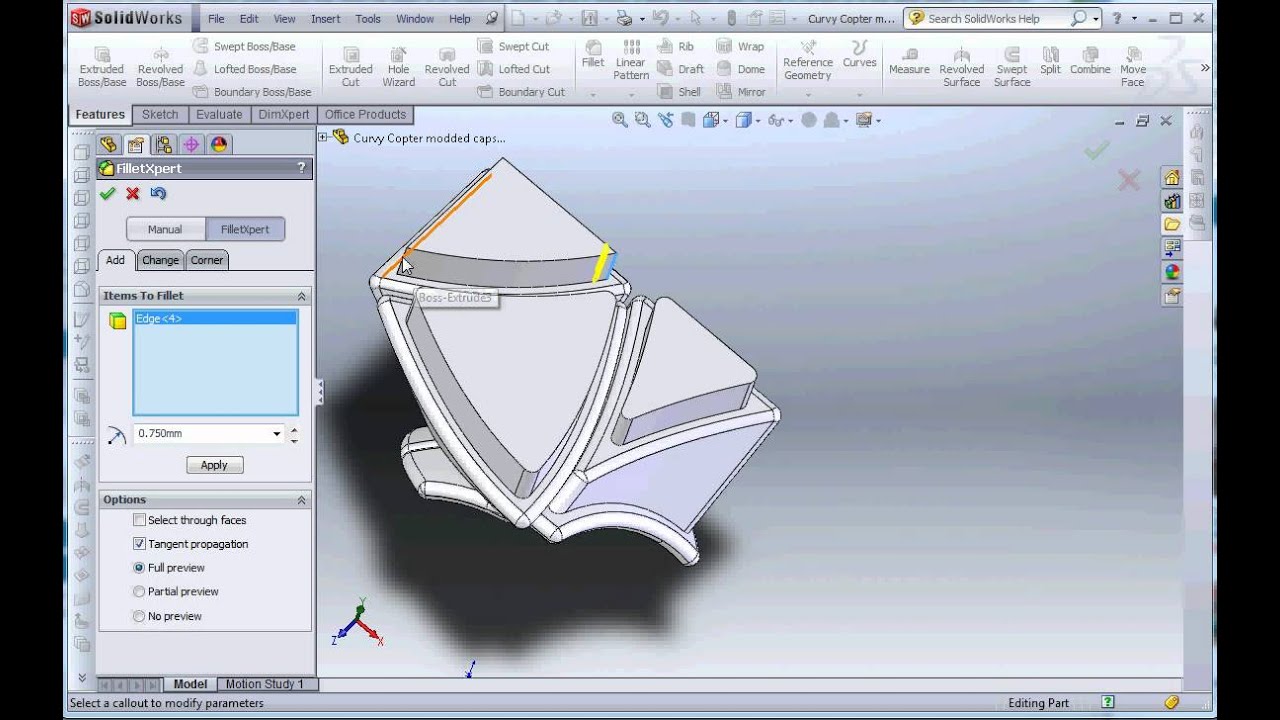 Designing a puzzle sticker template in SolidWorks - YouTube