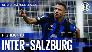 INTER 2-1 SALISBURGO | HIGHLIGHTS | UEFA CHAMPIONS LEAGUE 23/24 ⚽⚫🔵?