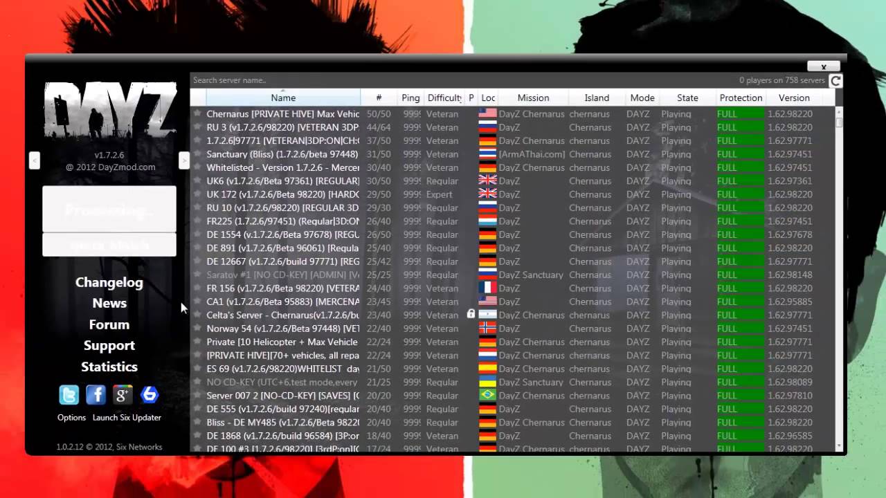 DayZ mit dem Six Launcher Starten/Installieren - YouTube