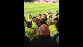 Port Vale stewards assault a minority of Wolves fans