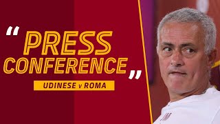 LIVE | La conferenza stampa di José Mourinho alla vigilia di Udinese-Roma