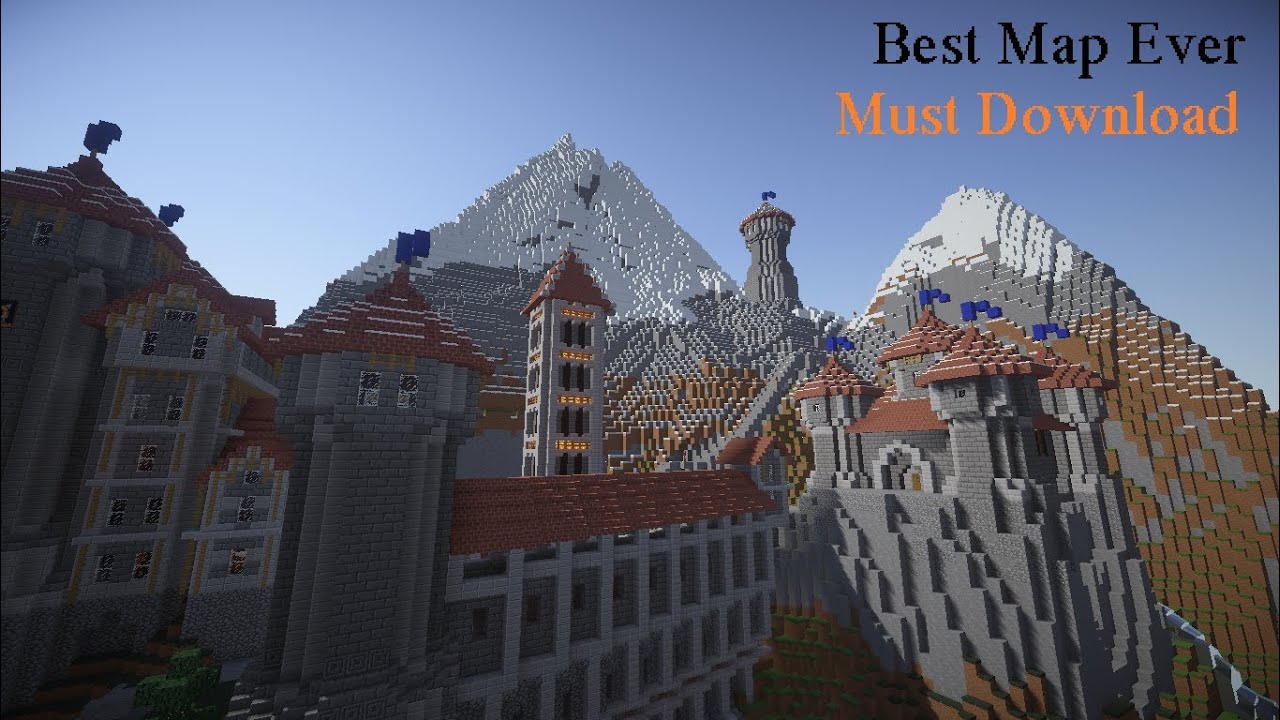 Best Minecraft Castle Ever W/download PC - YouTube