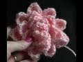 Crochet A Dahila Flower Tutorial - Youtube