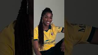 On set with our new Third Kit 💛💚??  | #Shorts