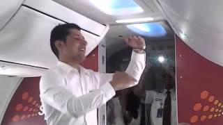 midair Holi dance by SpiceJet cabin crew