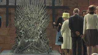 Queen visits set of Game of Thrones in Belfast