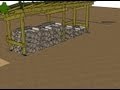 Construire un Abri pour le Bois de Chauffage Explications en Images 3D